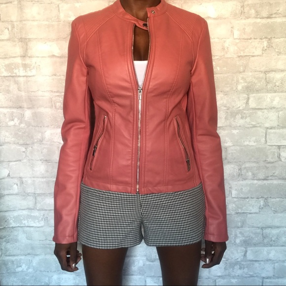 (Minus The) Leather Double Peplum Jacket - Picture 6 of 8